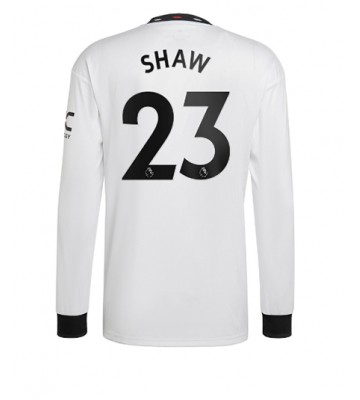Manchester United Luke Shaw #23 Bortedrakt 2022-23 Langermet